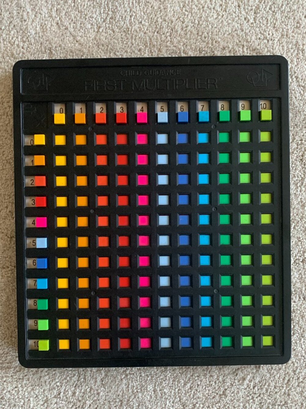 1979 Vintage Gabriel Child Guidance First Multiplier Learning Device